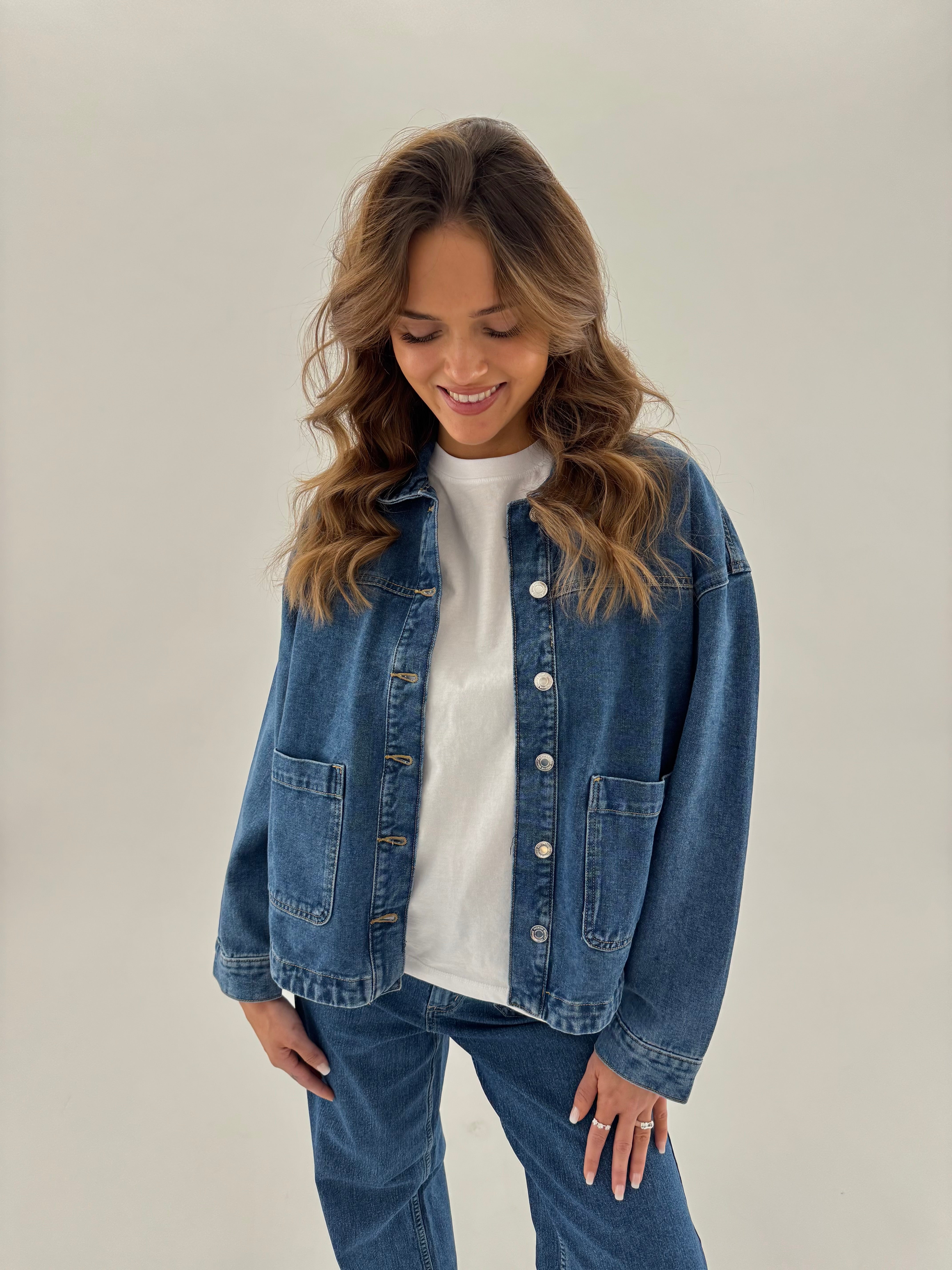 VMJAMIE Denim Jacket - Medium Blue Denim